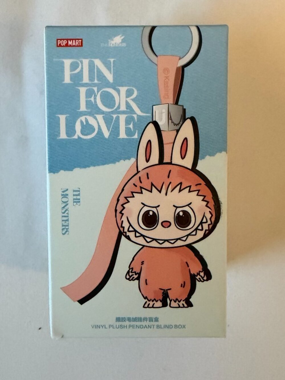 Pop Mart Labubu Pin for Love Pendant Blind Box Blue N-Z 1 Random New Sealed